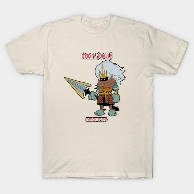 Nameless King In Cuphead Style T-Shirt by Mustakro